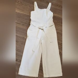 White denim Rachel Roy romper.